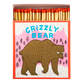 Grizzly Bear Square Matchbox