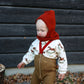 Silly Silas Acorn Brown w Maple Leaf Footless Tights