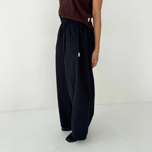 Le Bon Shoppe Black Parachute Pants