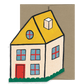 Cosy Home Die Cut Greeting Card