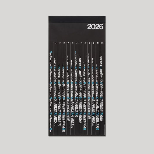 Stendig Black V Calendar 2026