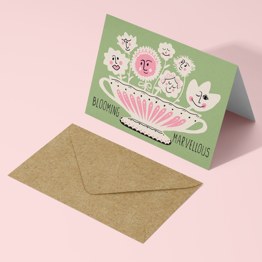 Blooming Marvellous Greeting Card