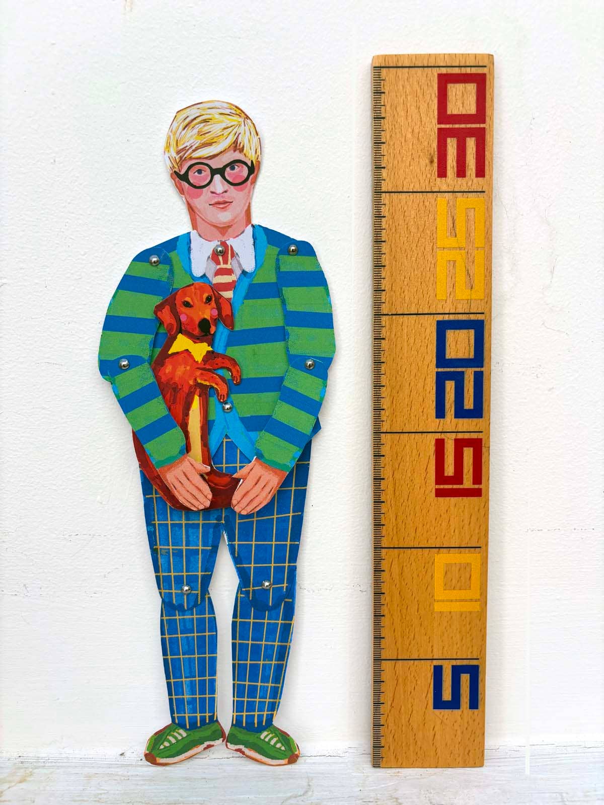 David Hockney Cut and Make Puppet