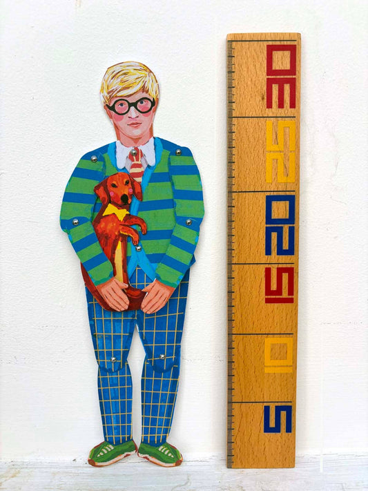 David Hockney Cut and Make Puppet