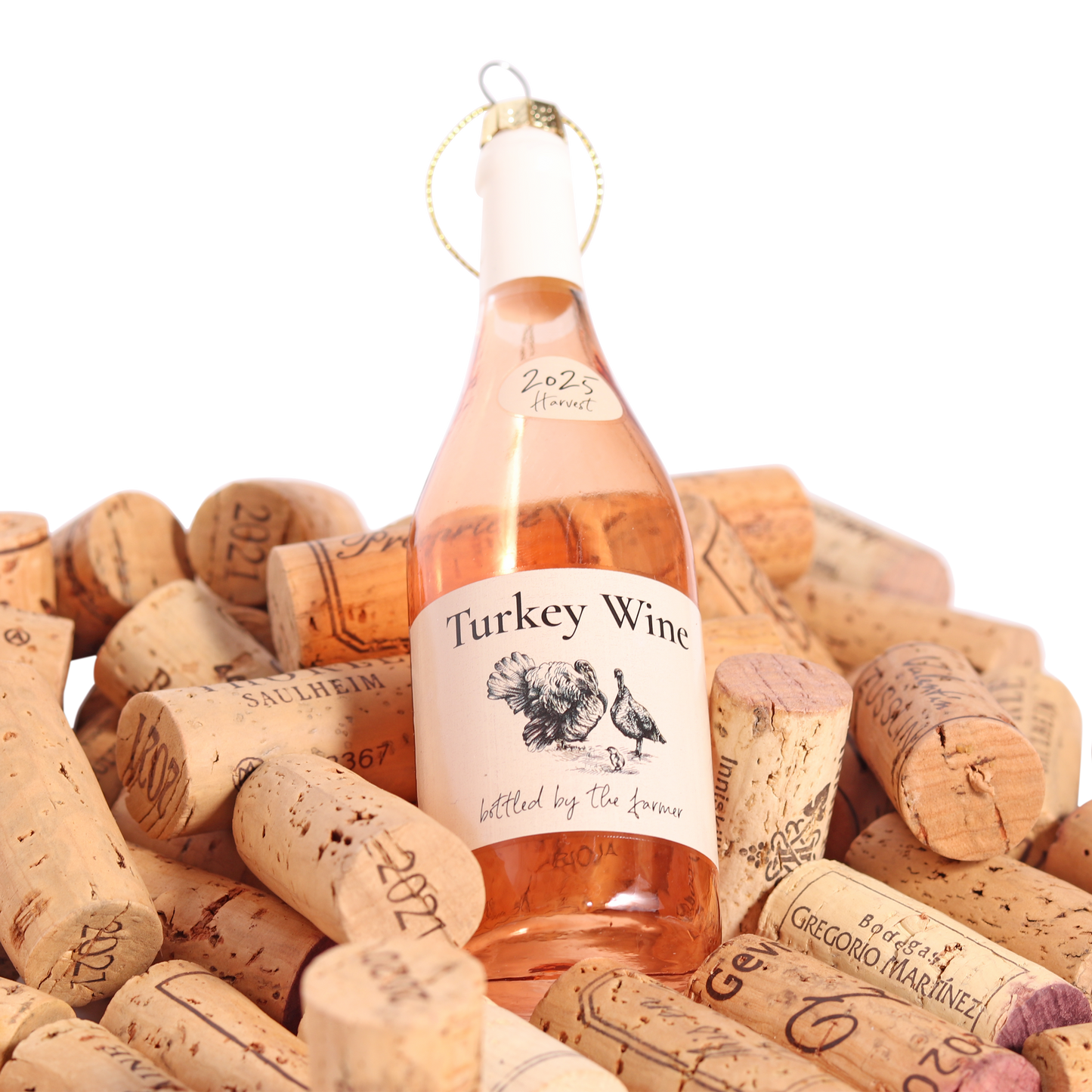 Turkey Wine Glass Decoration