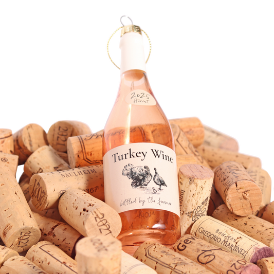 Turkey Wine Glass Decoration