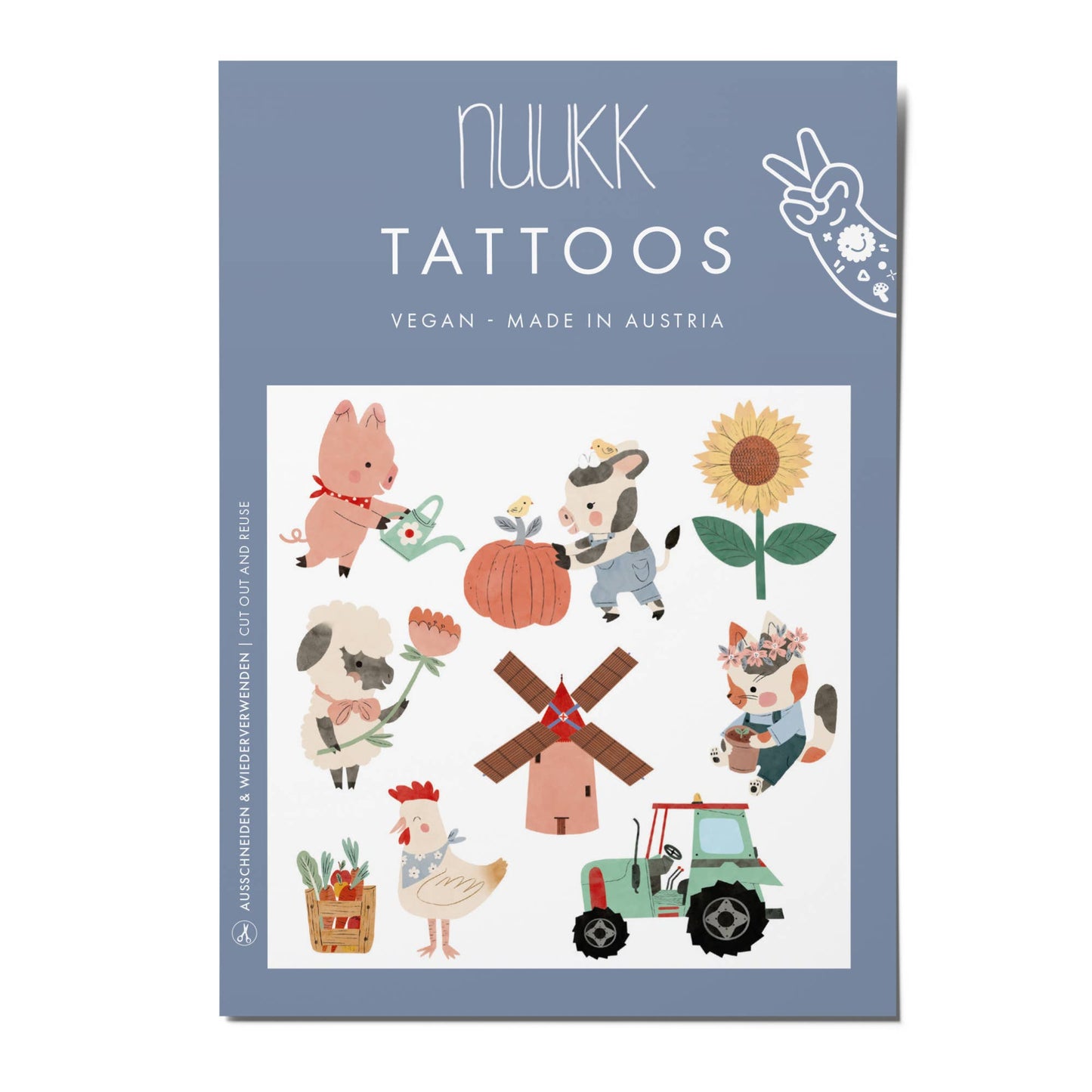 Farm Organic Temporary Tattoos