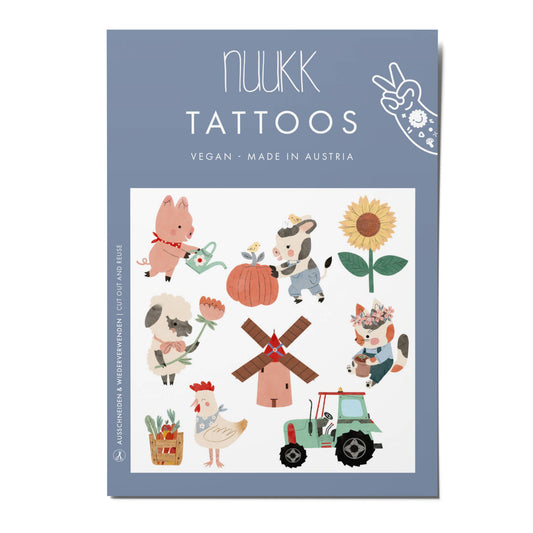 Farm Organic Temporary Tattoos
