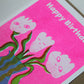 Happy Flowers - A6 Riso Greeting Card
