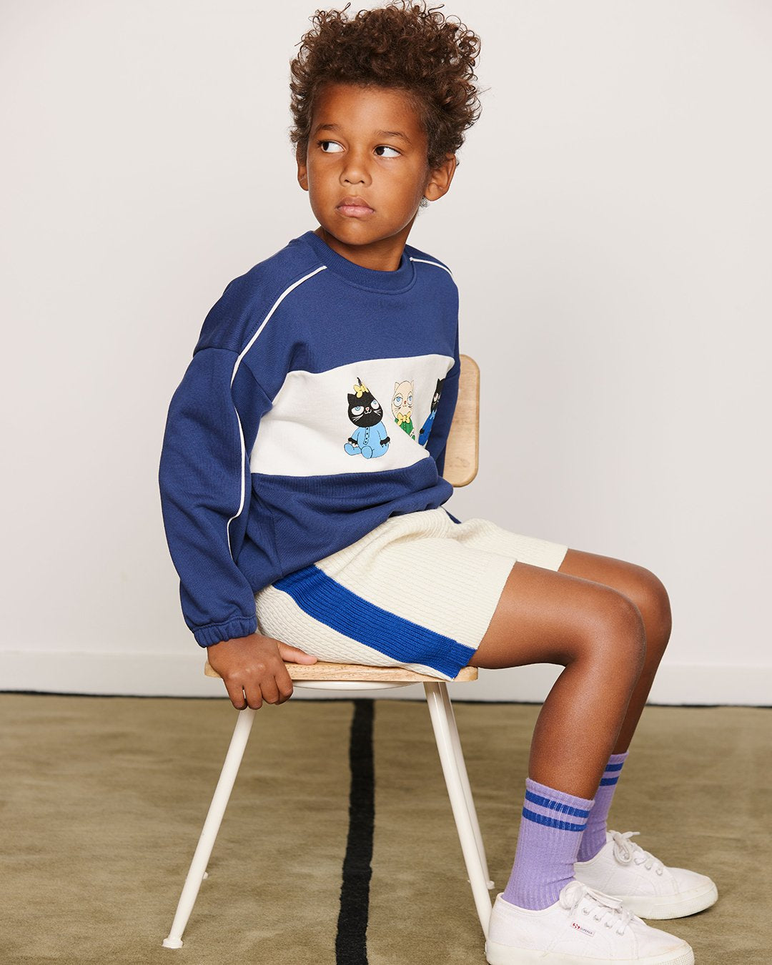 Mini Rodini Minibabies Panel Sweatshirt