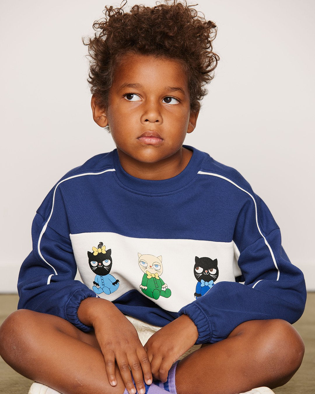 Mini Rodini Minibabies Panel Sweatshirt
