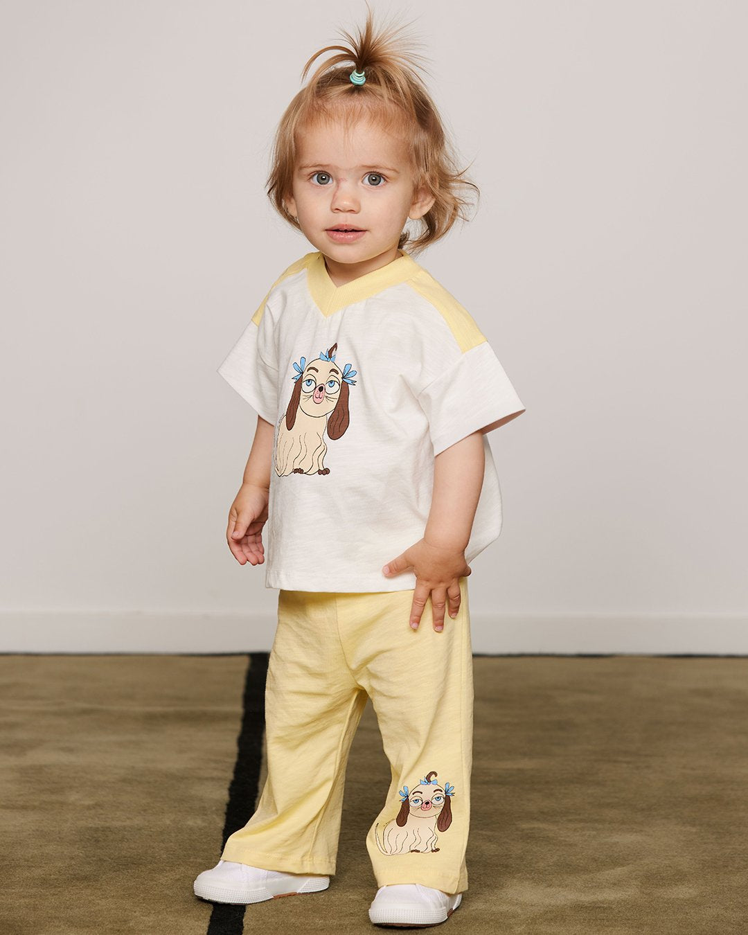 Mini Rodini Dog V-Neck Tee
