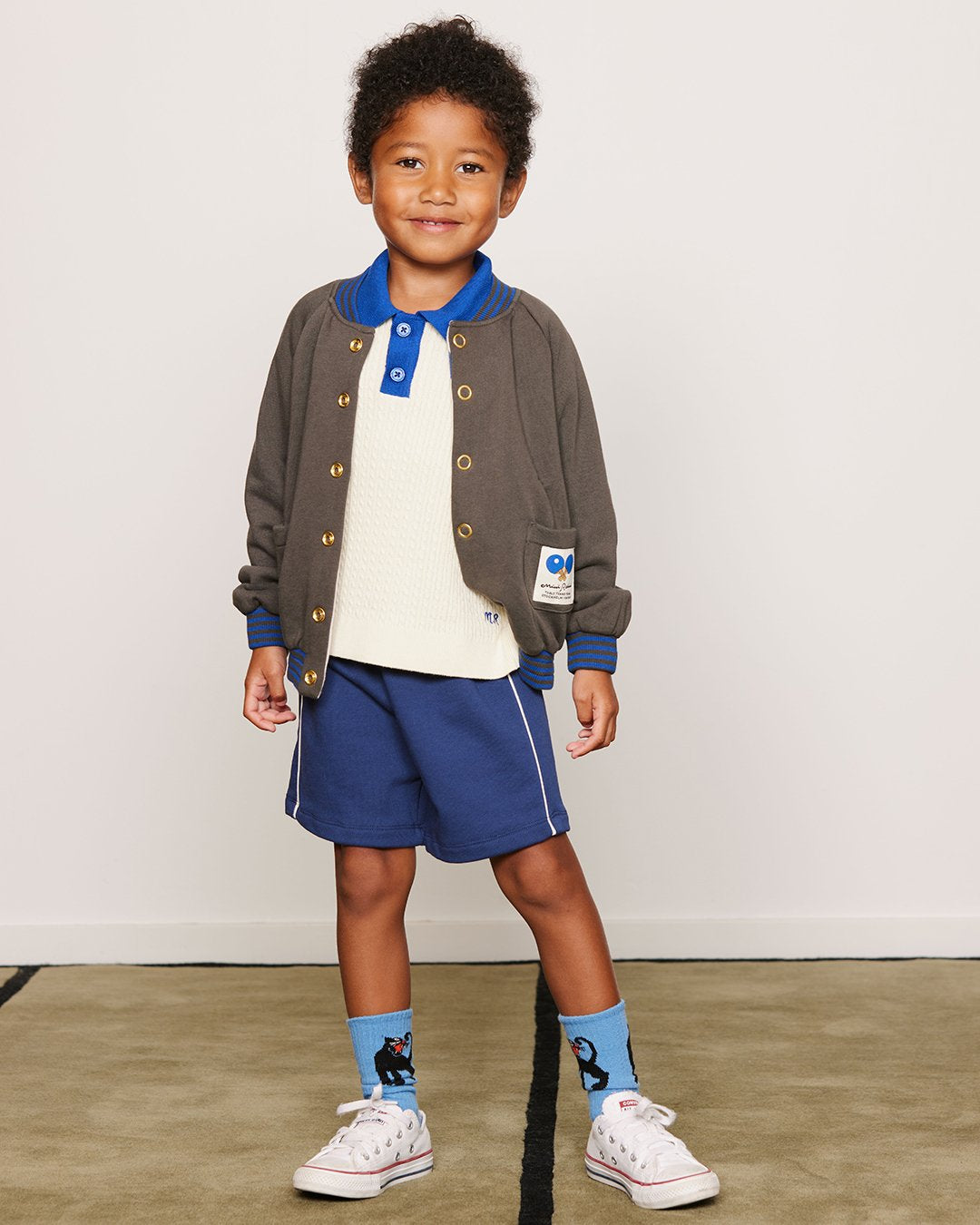 Mini Rodini Plain Piping Sweatshorts