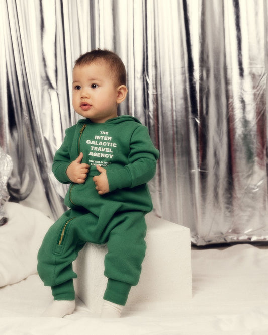 Mini RodinI Travel Agency Sweat Onesie