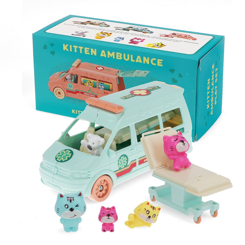 Kitten Ambulance Little World Playset