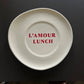 L'amour Lunch Ceramic Plate