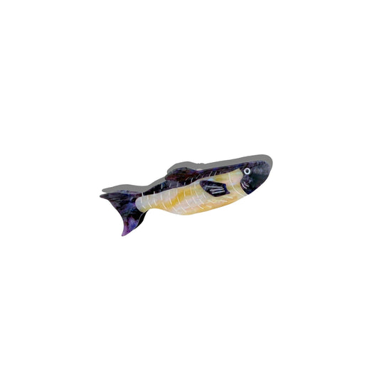 Wild Sardine Hand-Painted Claw Hair Clip