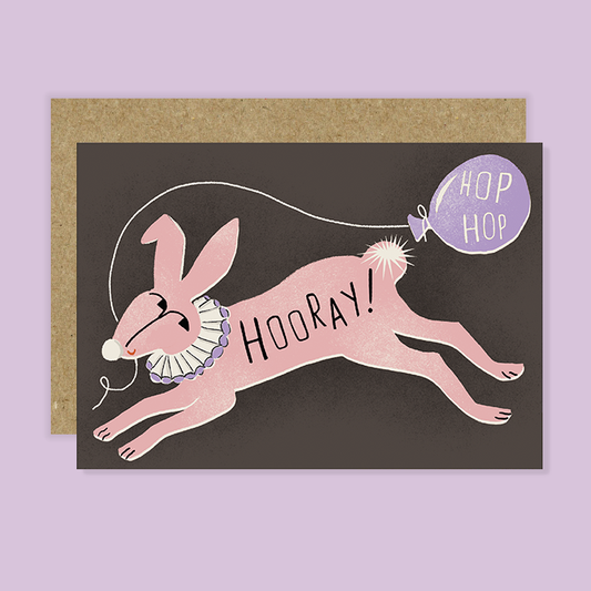 'Bunny Hop' Birthday Card