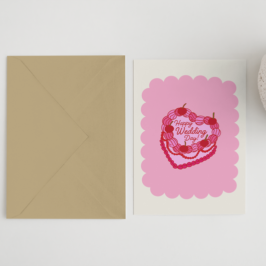 Happy Wedding Day Greeting Card