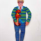 David Hockney Cut and Make Puppet