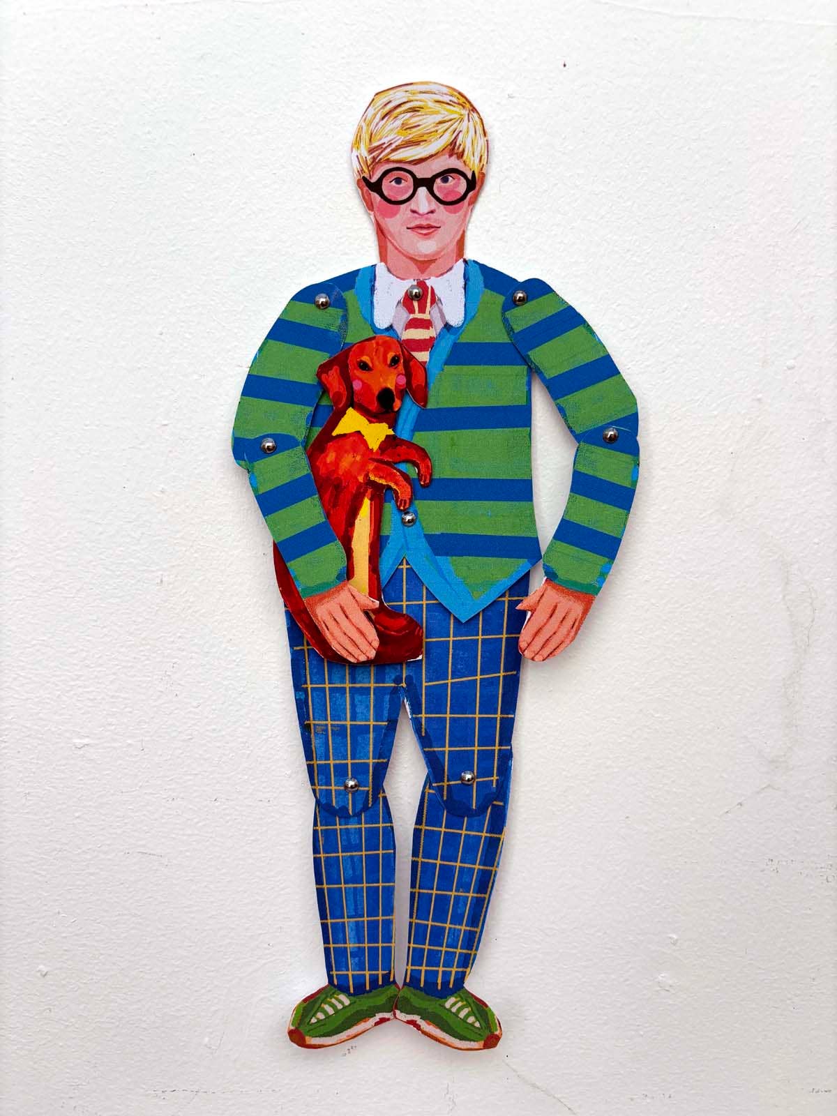 David Hockney Cut and Make Puppet