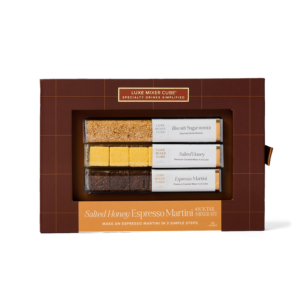 Salted Honey Espresso Martini Mixer Kit Cocktail Cubes