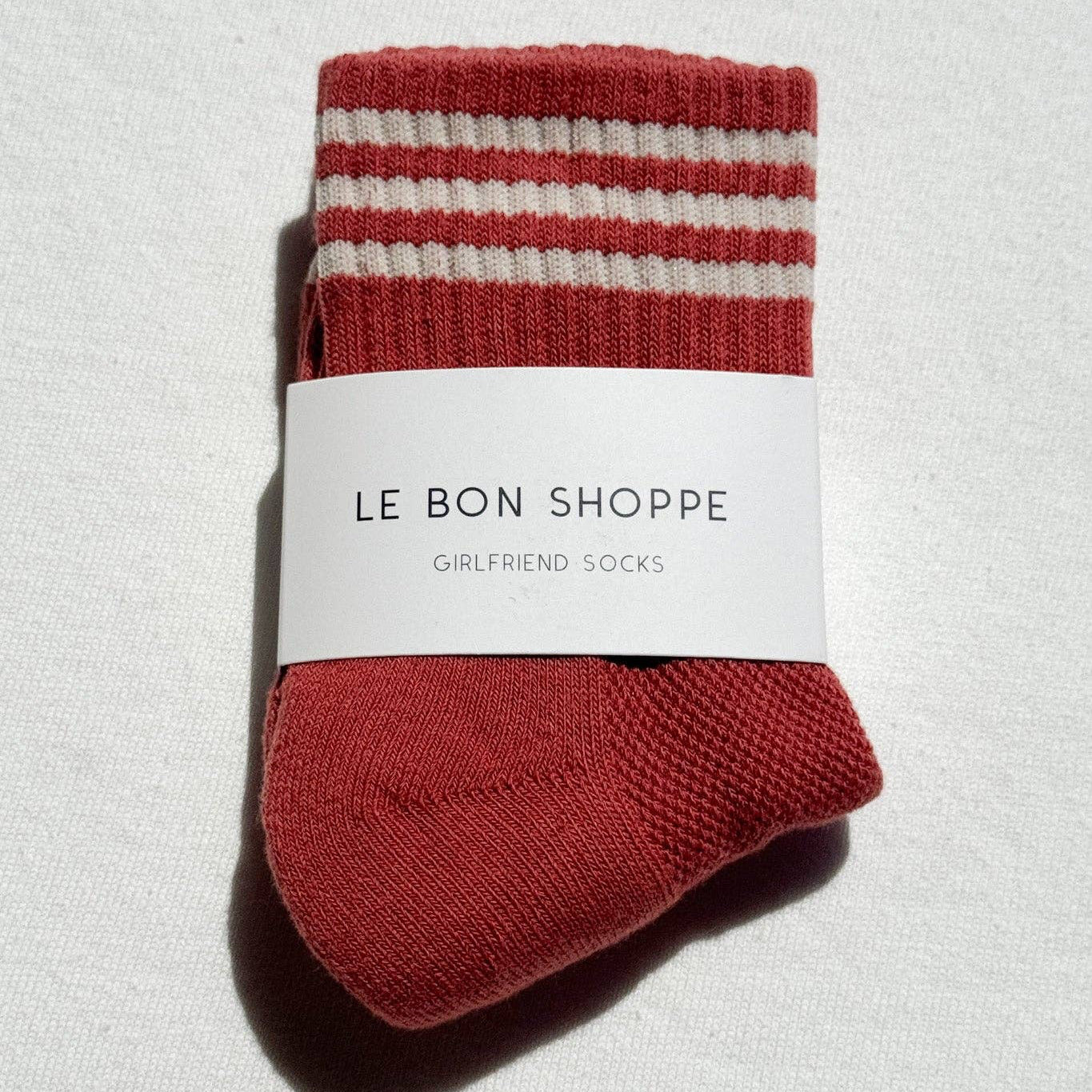 Le Bon Shoppe Terracotta Girlfriend Socks