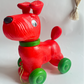 Vintage Pull-Along Red Dog