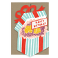 Happy Birthday Gift Die Cut Greeting Card