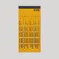 Stendig Yellow V Calendar 2026
