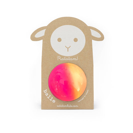 Ratatam! 10cm Sheep Pink & Orange Ball