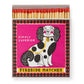 Staffordshire Figure Square Matchbox