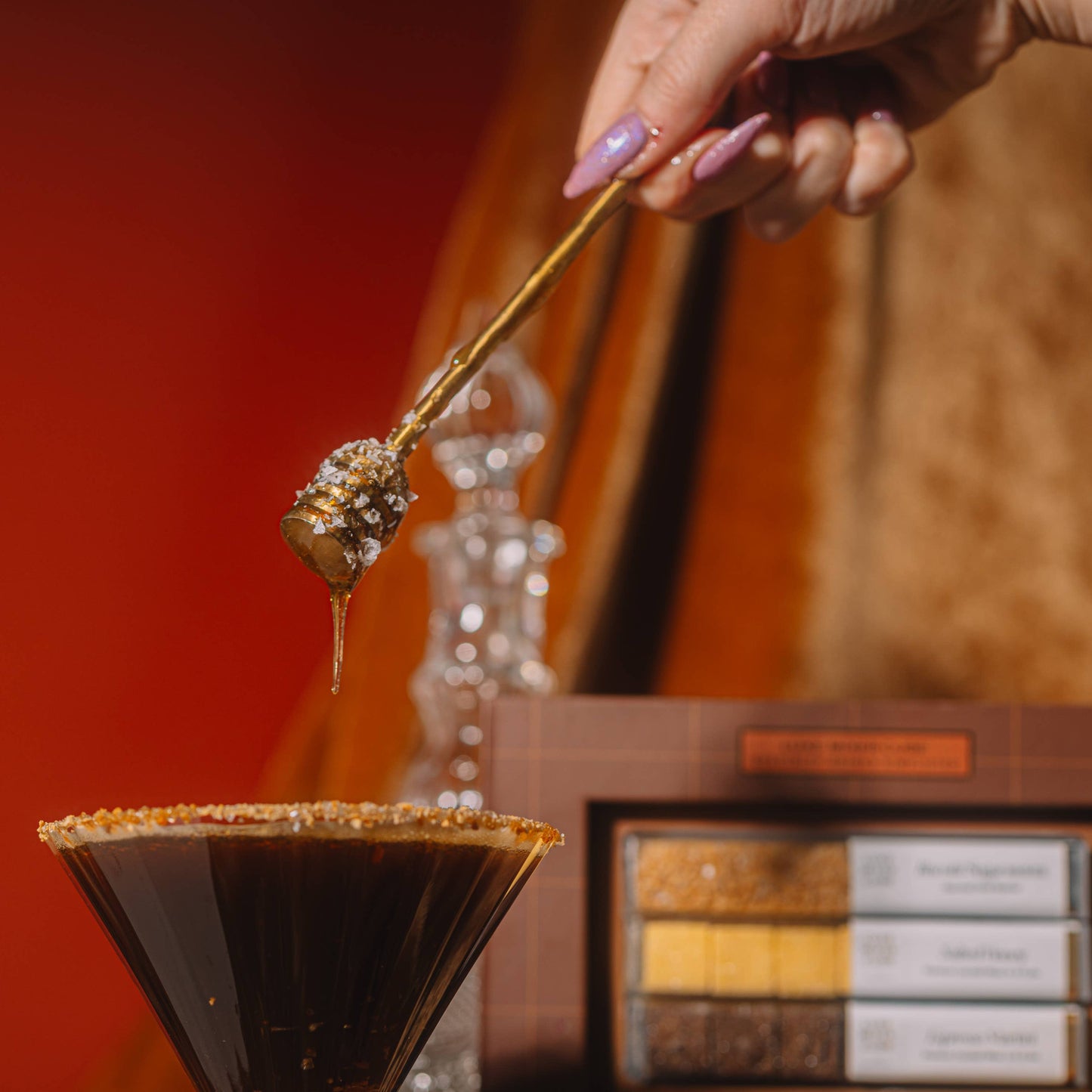 Salted Honey Espresso Martini Mixer Kit Cocktail Cubes
