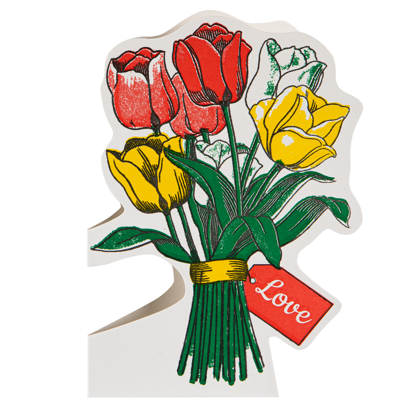 Tulips Letterbox Greeting Card