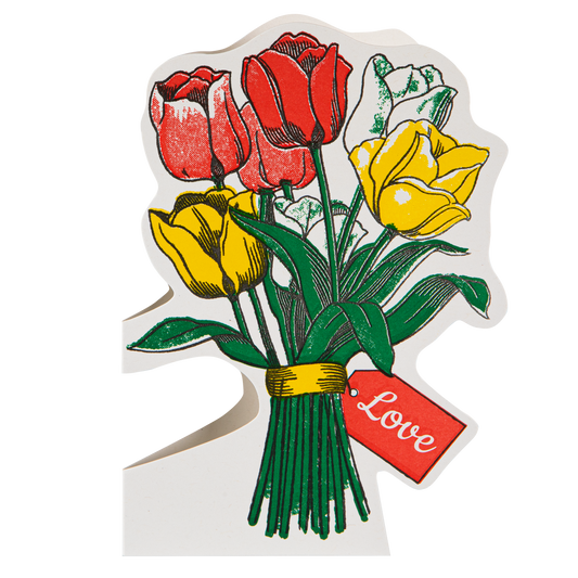 Tulips Letterbox Greeting Card