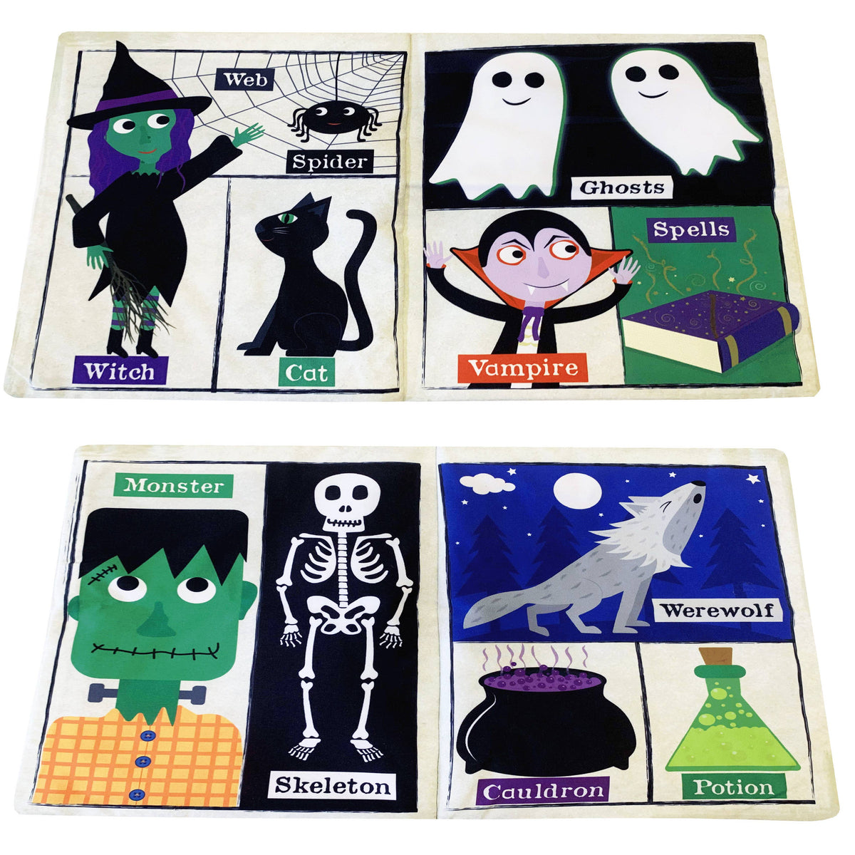 Halloween Crinkly Newspaper Cloth Book
