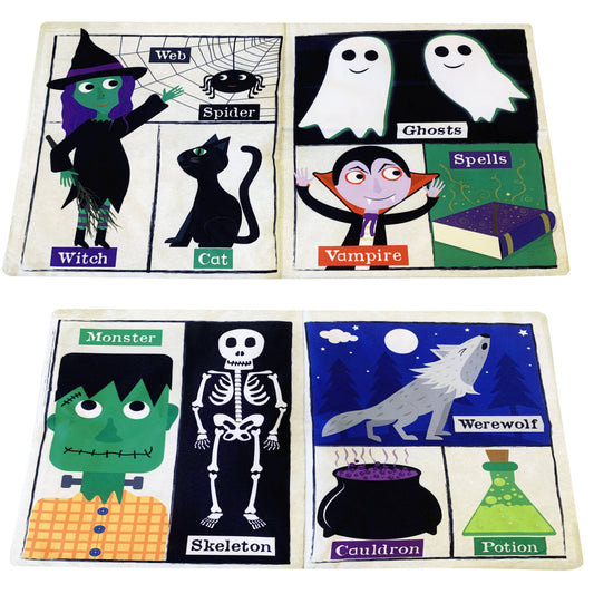 Halloween Crinkly Newspaper Cloth Book
