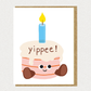 Yippee! Mini Greeting Card