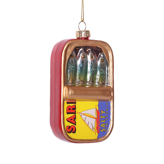 Sardines Can Glass Decoration