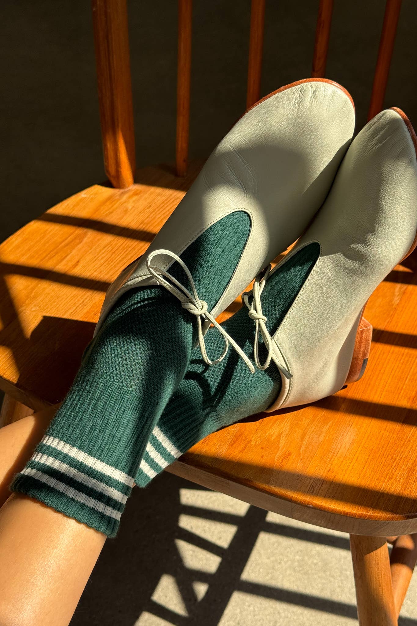Le Bon Shoppe Hunter Green Girlfriend Socks