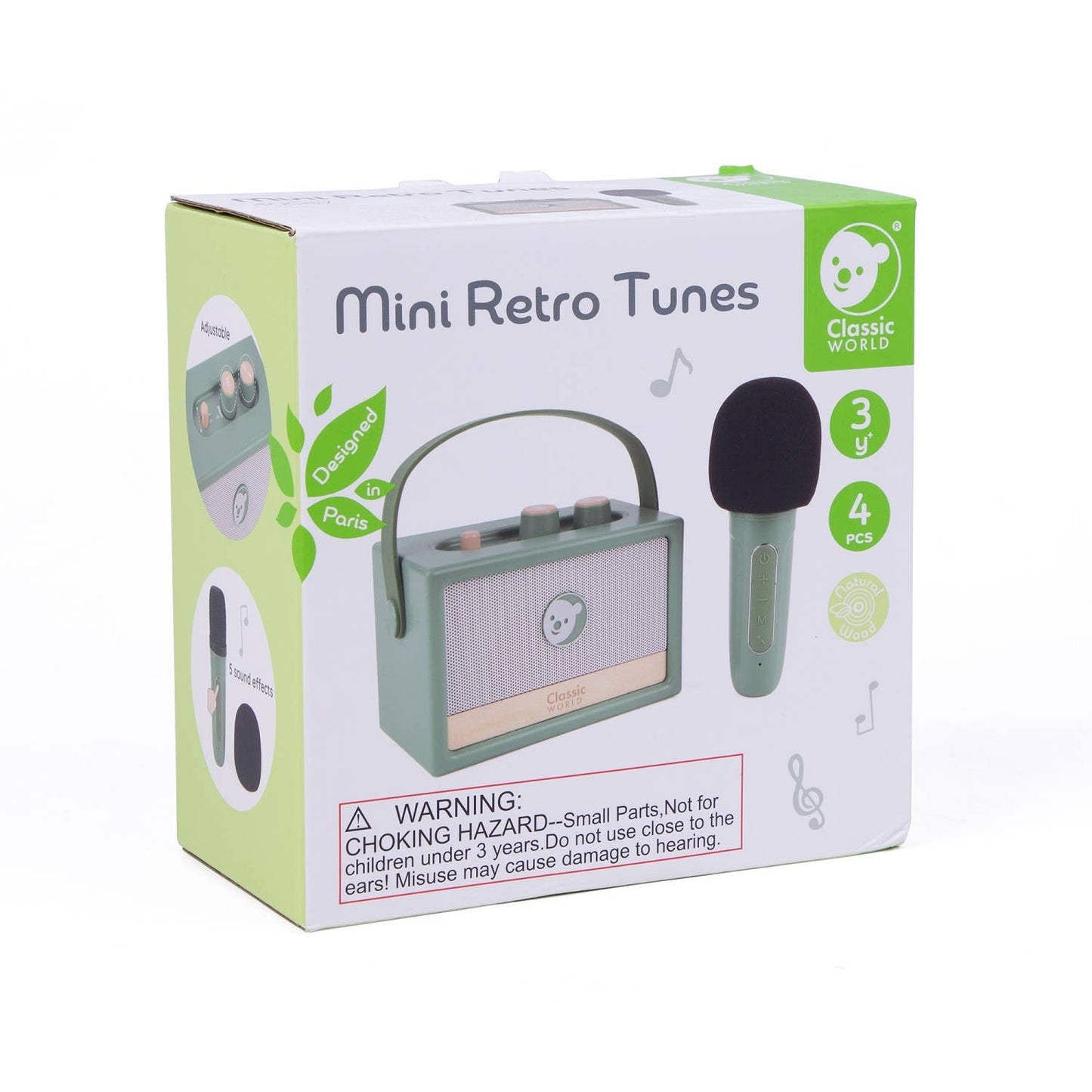 Mini Retro Tunes Musical Bluetooth Speaker