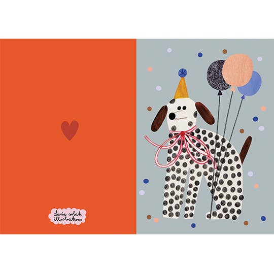 Party Dog Greeting Card