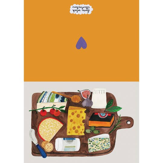 Cheeseboard Greeting Card