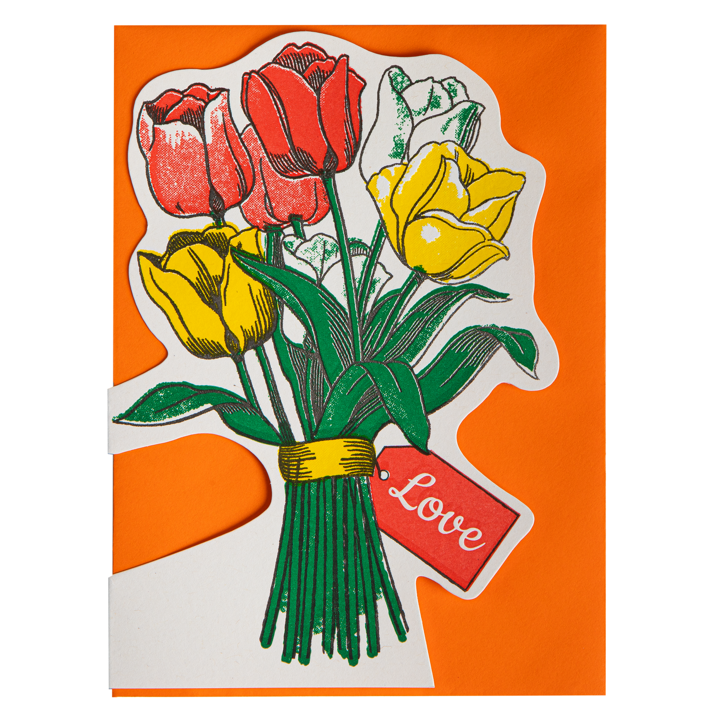 Tulips Letterbox Greeting Card