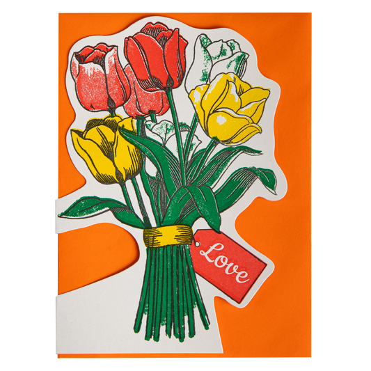 Tulips Letterbox Greeting Card
