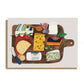 Cheeseboard Greeting Card