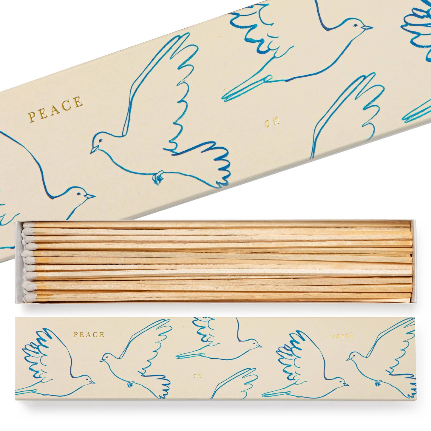 Peace Long Christmas Safety Matches