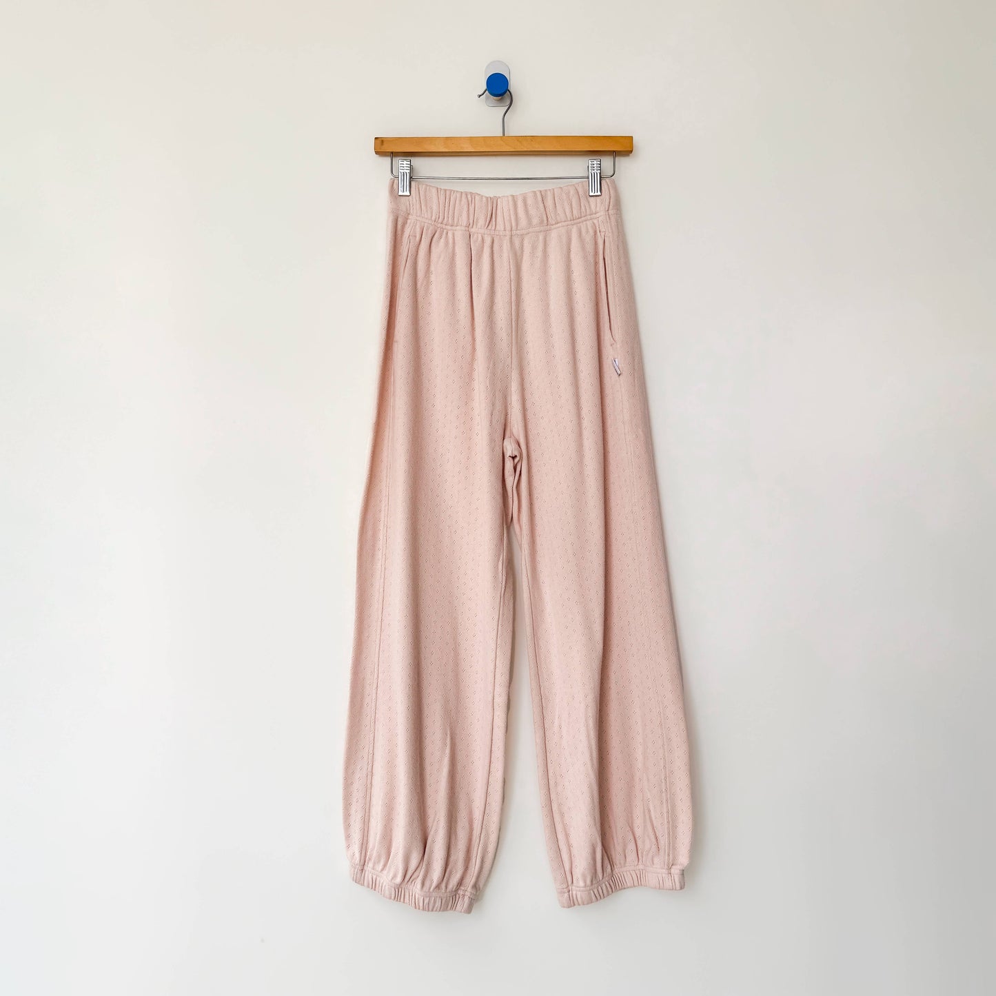 Le Bon Shoppe Baby Pink Pointelle Balloon Pants