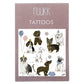 Dog Organic Temporary Tattoos
