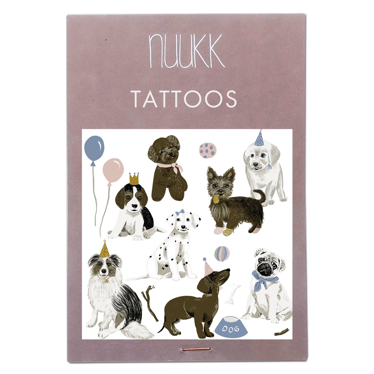 Dog Organic Temporary Tattoos